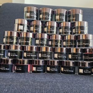 Nail Dip Powder Collection – Assorted Black & Pink Jars